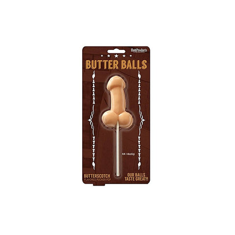 Butterballs Butterscotch Pecker Shaped Lollypop