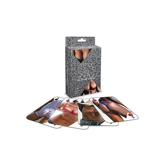 Sexy Girls & Guys Playing Cards by Little Genie
