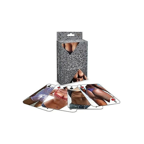 Sexy Girls & Guys Playing Cards by Little Genie