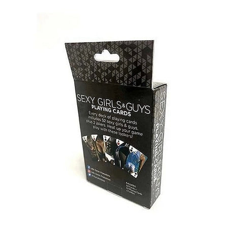 Sexy Girls & Guys Playing Cards by Little Genie