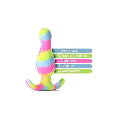 Avant Kaleido Tapered Head Silicone Butt Plug