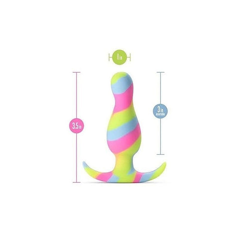 Avant Kaleido Tapered Head Silicone Butt Plug