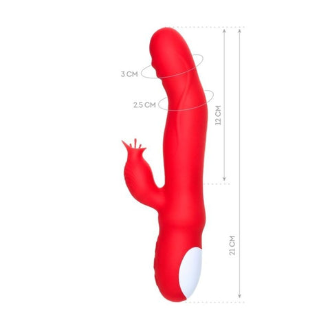 JOS Redli Heating and Rotating Rabbit Tickler by ToyFa