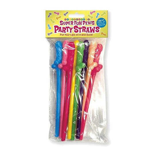 Super Fun Penis Party Straws by Little Genie