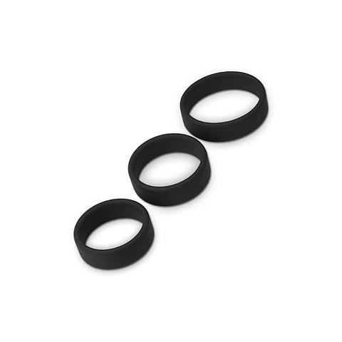 Stretchy Silicone Cock Rings Set 3 Piece by Lovetoy