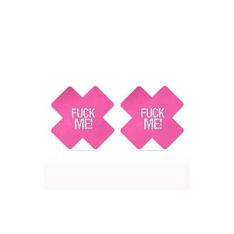 Cross Pattern Nipple Pasties Twin Pack by Lovetoy