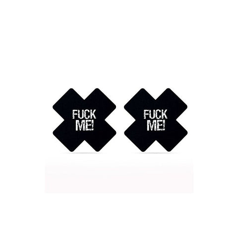 Cross Pattern Nipple Pasties Twin Pack by Lovetoy