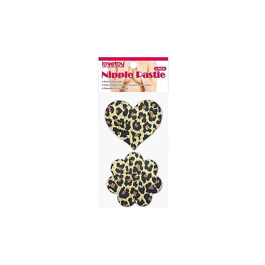 Leopard Sexy Nipple Pasties Twin Pack by Lovetoy