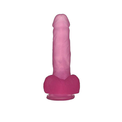 Jelly Studs Crystal Curved Realistic Dildo by Lovetoy