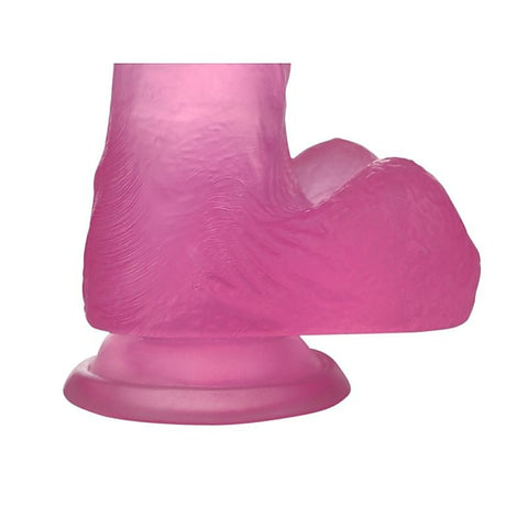 Jelly Studs Crystal Curved Realistic Dildo by Lovetoy