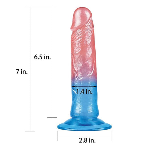 Dazzle Studs Suction Cup Realistic Dildo by Lovetoy