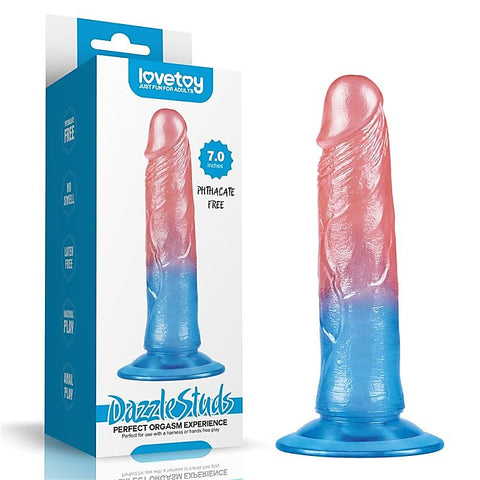 Dazzle Studs Suction Cup Realistic Dildo by Lovetoy