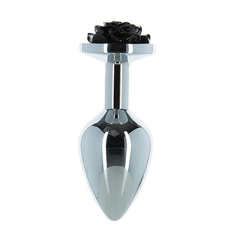 LUX Active 3 Inches Rose Metal Butt Plug by BMS Factory