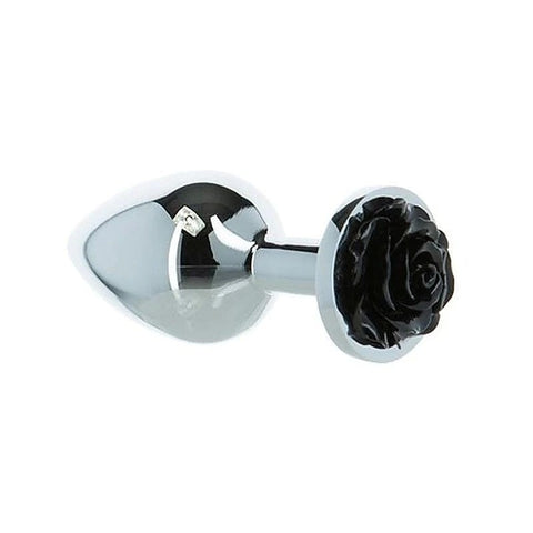 LUX Active 3 Inches Rose Metal Butt Plug by BMS Factory