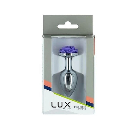 LUX Active 3 Inches Rose Metal Butt Plug by BMS Factory