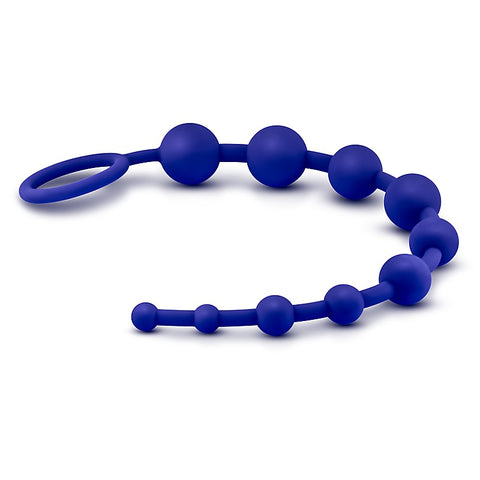 Luxe Silicone 10 Beads Indigo by California Exotics