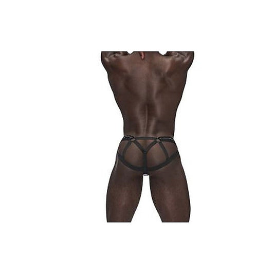 Male Power Sexagon Strappy Ring Jock by Magic Silk
