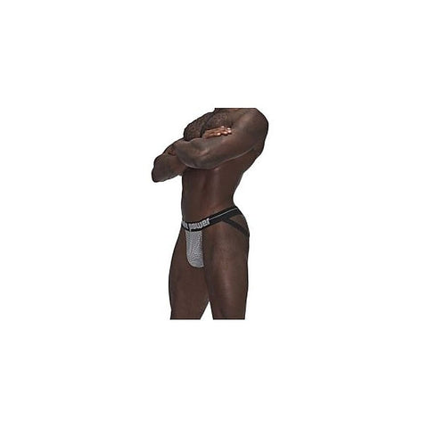 Male Power Sexagon Strappy Ring Jock by Magic Silk