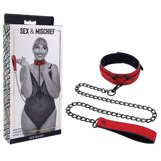 Amor Collar and Leash by Sportsheets