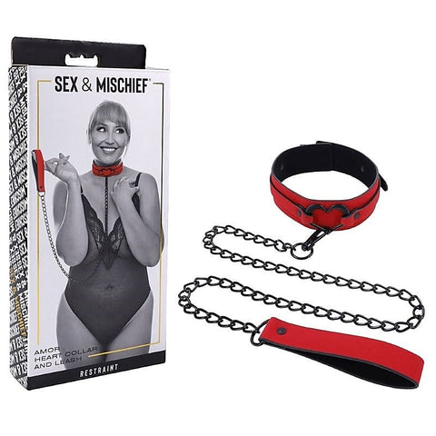Amor Collar and Leash by Sportsheets