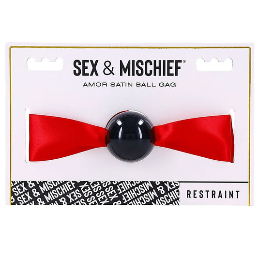 Amor Satin Ball Gag by Sportsheets