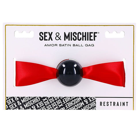 Amor Satin Ball Gag by Sportsheets