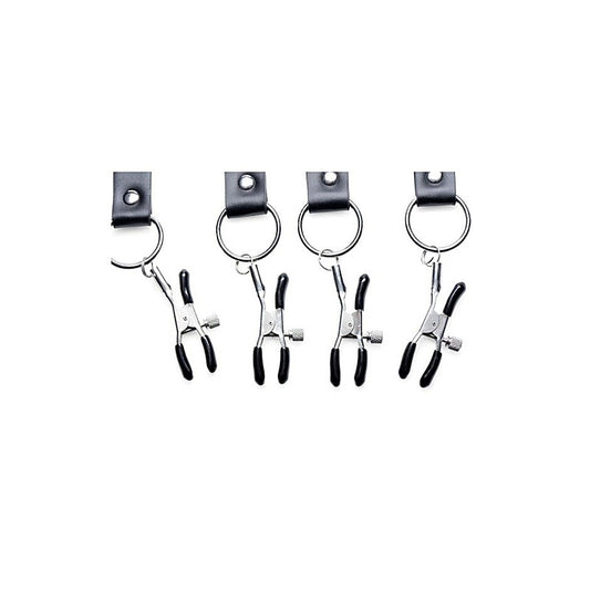 Master Series Spread Labia Bondage Spreader Straps XL