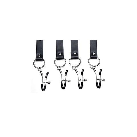 Master Series Spread Labia Bondage Spreader Straps XL