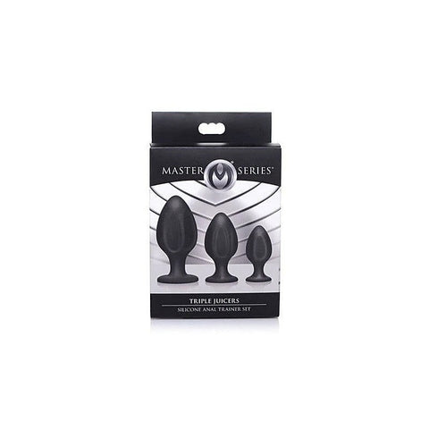 Master Series Triple Juicers Silicone Anal Plug Set