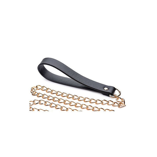 Master Series Leashed Lover Chain Leash by XR Brands