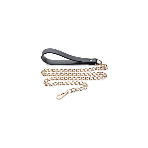 Master Series Leashed Lover Chain Leash by XR Brands