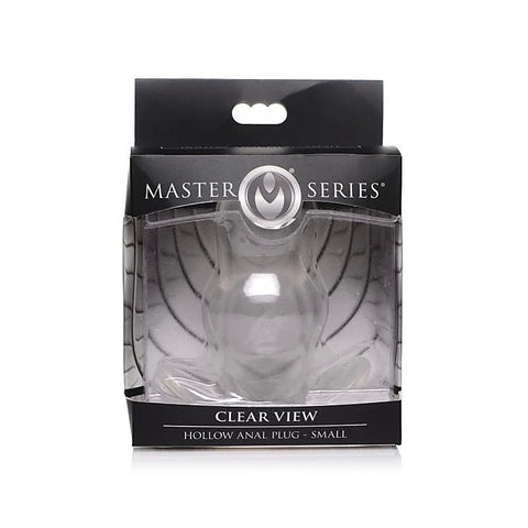 Master Series Clear View Hollow Anal Plug by XR Brands