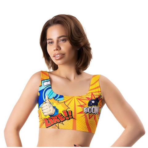 Comics Like Crop Top by Mememe Lingerie