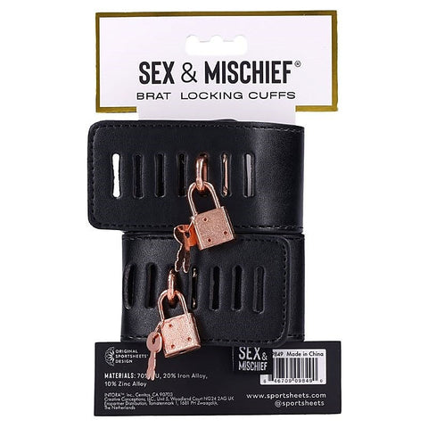 Brat Locking Cuffs by Sportsheets