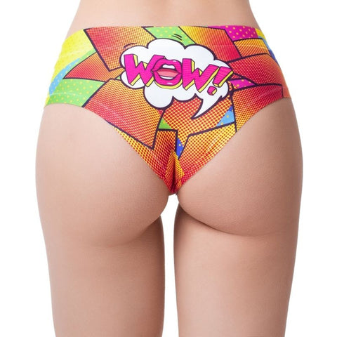 Comic Fans Yellow Slip Women's Thong by Mememe Lingerie
