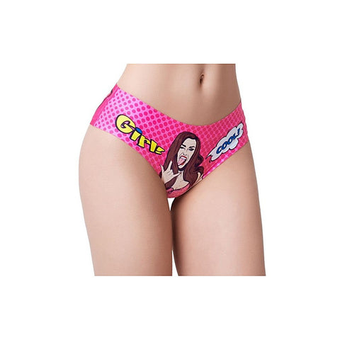 Comic Fans Pink Slip Sexy Women's Pantie by Mememe Lingerie