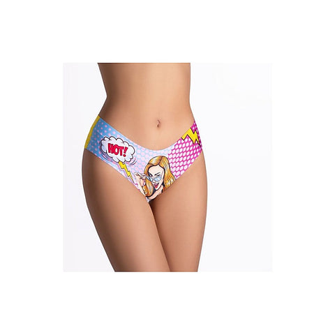 Comics Hot Girl Slip Women's Panties by Mememe Lingerie