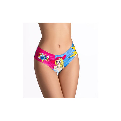 Comics Beach Girl Slip Sexy Panties by Mememe Lingerie
