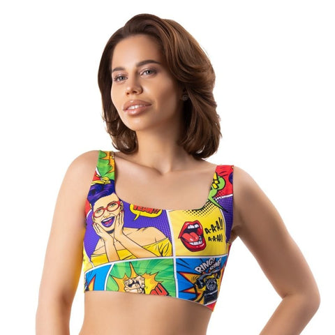 Comics Insta Crop Top by Mememe Lingerie