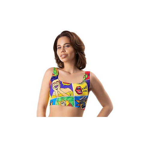 Comics Insta Sexy Womens Crop Top by Mememe Lingerie