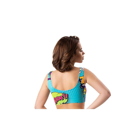 Comics Oh Women's Crop Top by Mememe Lingerie
