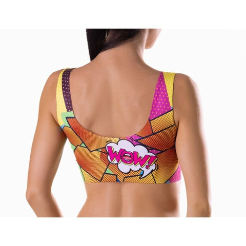 Comics Hot Crop Top by Mememe Lingerie