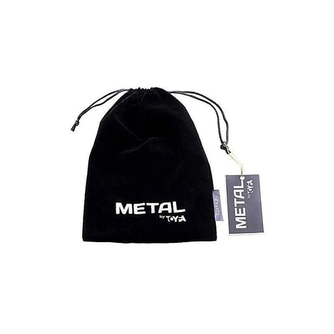 Metal Silver Anal Plug with Fluffy Bunny Tail by ToyFa
