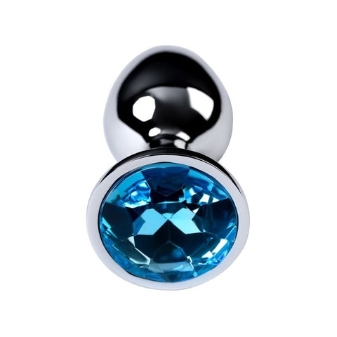 Metal Anal Plug w/ Topaz Crystal by ToyFa
