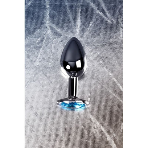 Metal Anal Plug w/ Topaz Crystal by ToyFa