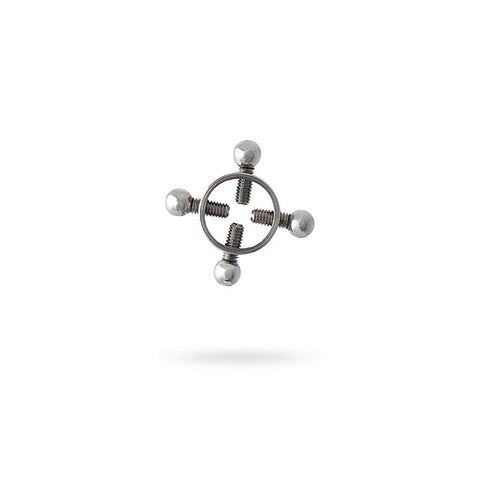 Metal Silver Nipple Clamp 2 Piece by ToyFa