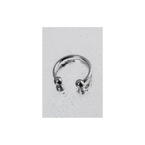 Metal Silver Metal Penis Erection Cock Ring 3cm by ToyFa