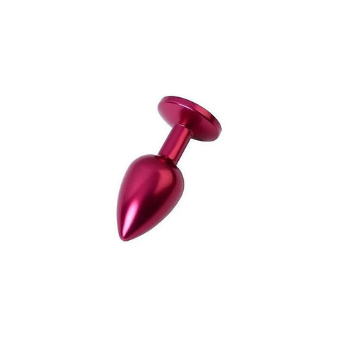 Metal Anal Plug With Coloured Crystal Gem by ToyFa