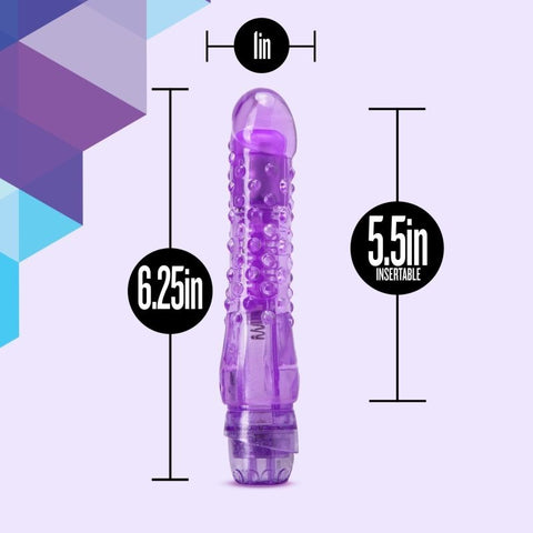 Naturally Yours Bump n Grind Vibrating Dildo Purple