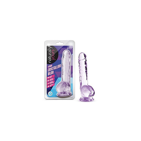 Naturally Yours 8 Inches Crystalline Realistic Dildo